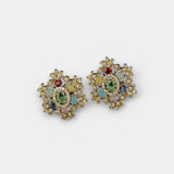 Designer Stud Earrings with Gold Finish Trendy and Stylish