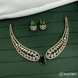 Beautiful Butterfly Design AD Necklace