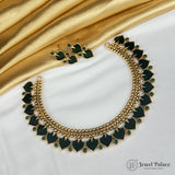 Elegant Gold Finish Traditional Kerala Palakka Necklace JH6846