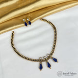 Elegant Gold Finish Traditional Kerala Palakka Necklace JH6847