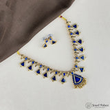 Elegant Gold Finish Traditional Kerala Palakka Necklace JH6848