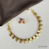 Elegant Gold Finish Traditional Kerala Palakka Necklace JH6852