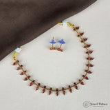 Elegant Gold Finish Traditional Kerala Palakka Necklace JH6853