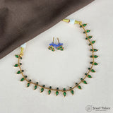 Elegant Gold Finish Traditional Kerala Palakka Necklace JH6853