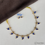 Elegant Gold Finish Traditional Kerala Palakka Necklace JH6854