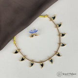 Elegant Gold Finish Traditional Kerala Palakka Necklace JH6854