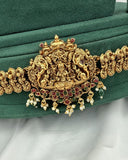 Traditional Gold Plated With Beautiful Pearl Semi Bridal Temple Jewellery JH6856