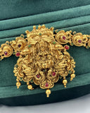 Traditional Gold Plated With Beautiful Pearl Semi Bridal Temple Jewellery JH6857