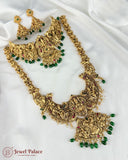 Elegant Gold Plated Kemp Stone With Beads Traditional Combo Jewellery JH6870