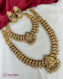 Beautiful Gold Plated Brass Kemp Stone Combo Jewellery Set JH6886