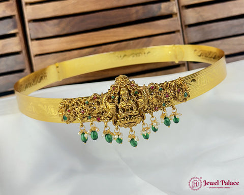 Affordable Temple Design Traditional Hip Belt for Sarees JH6906