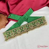 Traditional Aari Embroidered Silk Handmade Hip Belt JH6913