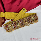 Traditional Aari Embroidered Silk Handmade Hip Belt JH6915