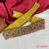 Traditional Aari Embroidered Silk Handmade Hip Belt JH6918