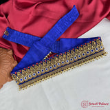 Traditional Aari Embroidered Silk Handmade Hip Belt JH6921