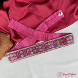 Traditional Aari Embroidered Silk Handmade Hip Belt JH6922