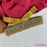 Traditional Aari Embroidered Silk Handmade Hip Belt JH6926