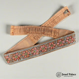 Traditional Aari Embroidered Silk Handmade Hip Belt JH6930