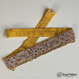Traditional Aari Embroidered Silk Handmade Hip Belt JH6934