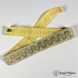 Traditional Aari Embroidered Silk Handmade Hip Belt JH6935