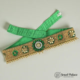 Traditional Aari Embroidered Silk Handmade Hip Belt JH6939