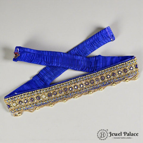 Traditional Aari Embroidered Silk Handmade Hip Belt JH6942