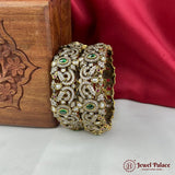 Beautiful Gold Plated High Quality Brass Premium Bangles Set Of 2