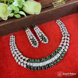 Sparkling AD Stone Premium Quality Necklace JH6998
