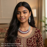 Sparkling AD Stone Premium Quality Necklace JH6998