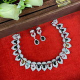 Sparkling AD Stone Premium Quality Necklace JH6999