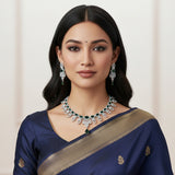 Sparkling AD Stone Premium Quality Necklace JH7003