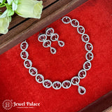 Sparkling AD Stone Premium Quality Necklace JH7006