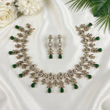 Sparkling AD Stone Premium Quality Necklace JH7007