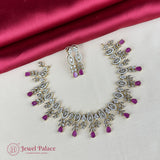 Sparkling AD Stone Premium Quality Necklace JH7007