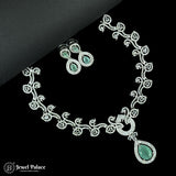 Sparkling AD Stone Premium Quality Necklace JH7008