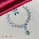 Sparkling AD Stone Premium Quality Necklace JH7008