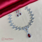 Sparkling AD Stone Premium Quality Necklace JH7008