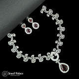 Sparkling AD Stone Premium Quality Necklace JH7008