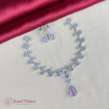 Sparkling AD Stone Premium Quality Necklace JH7008