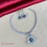 Sparkling AD Stone Premium Quality Necklace JH7011