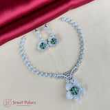 Sparkling AD Stone Premium Quality Necklace JH7011