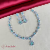 Sparkling AD Stone Premium Quality Necklace JH7013