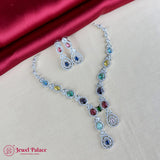 Sparkling AD Stone Premium Quality Necklace JH7015