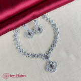 Sparkling AD Stone Premium Quality Necklace JH7018