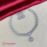 Sparkling AD Stone Premium Quality Necklace JH7020