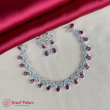 Sparkling AD Stone Premium Quality Necklace JH7021