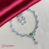 Sparkling AD Stone Premium Quality Necklace JH7022