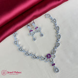 Sparkling AD Stone Premium Quality Necklace JH7022