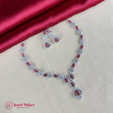 Sparkling AD Stone Premium Quality Necklace JH7023