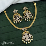 Beautiful High Quality Gold Plated Brass Temple Necklace JH5894